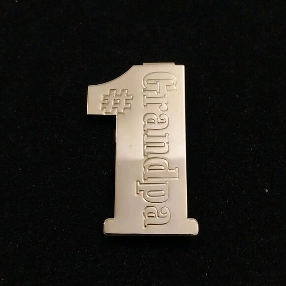 Gold Plated #1 Grandpa Money Clip #J202 - Picture 1 of 4